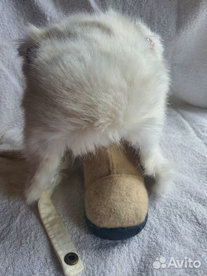 Шапка зимняя меховая на девочку