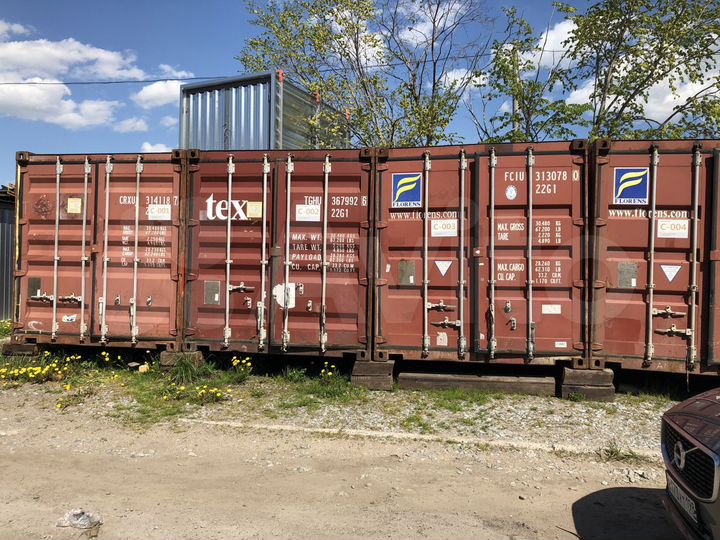 Аренда склада контейнера 20 футов, 14 м² хранение