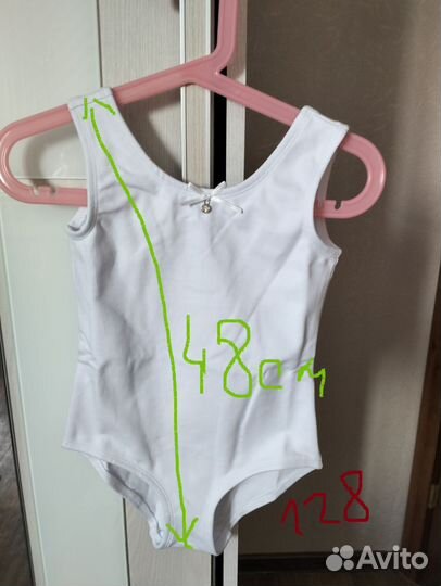 Гимнастический купальник для девочки 140