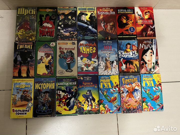 Виделкассеты мультфильмы