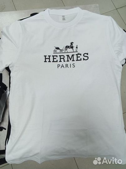 Футболка Hermes (Все Размеры) Муж\Жен