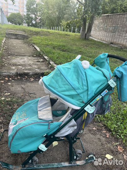 Санки коляска nika