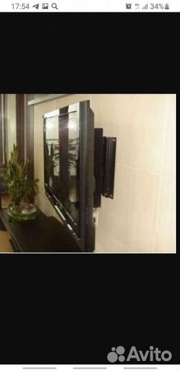 Моторизованный настенный крепеж для тv