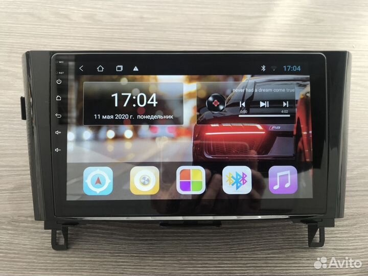 Магнитола TopWay TS7 на Nissan Qashqai