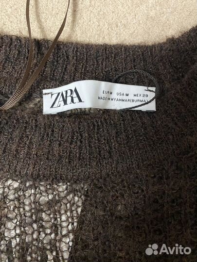 Полупрозрачный свитер Zara