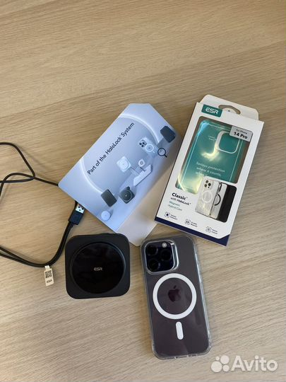 Чехол и автодержатель магсейф для iPhone 14 pro