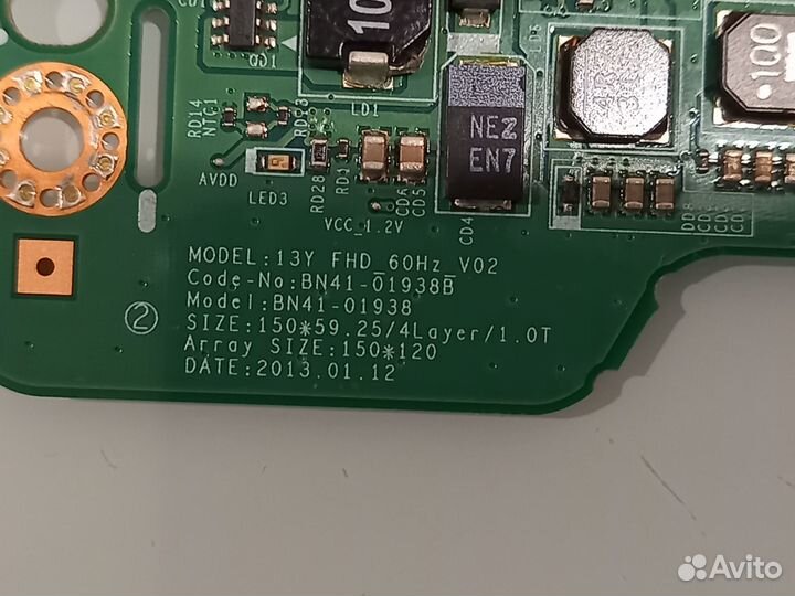 Разбор Samsung ue46f5500ak