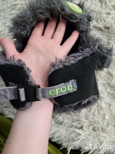 Шапка ушанка crocs
