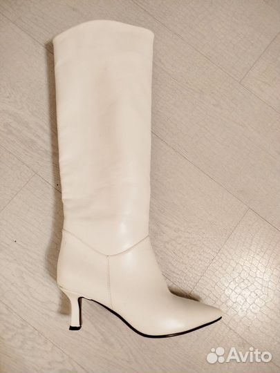 Сапоги женские белые на 39 размер