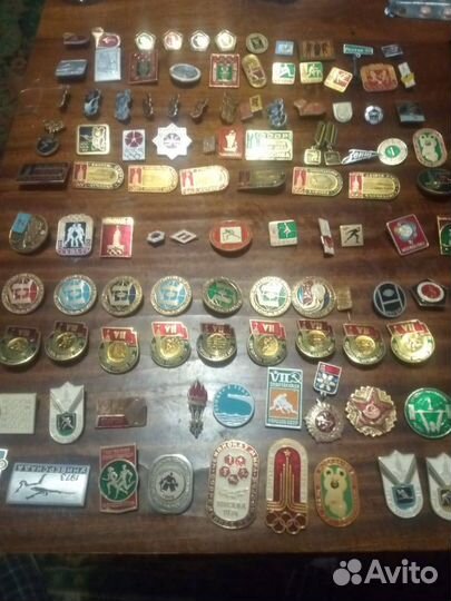 Значки СССР спортивные