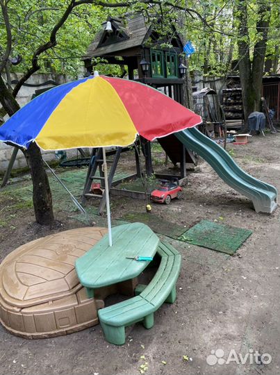 Детская песочница со столиком step 2