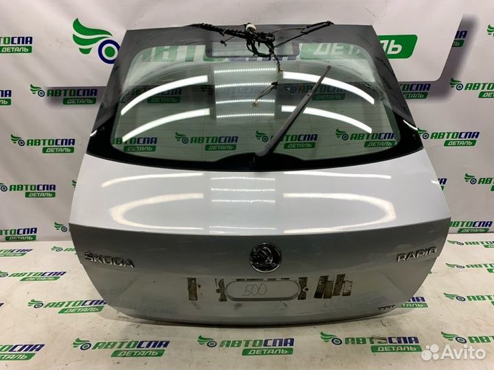 Крышка багажника в сборе задняя Skoda Rapid