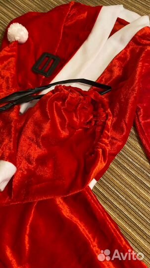 Костюм деда мороза детский