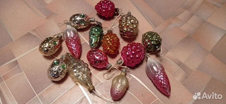 Елочные игрушки СССР одним лотом