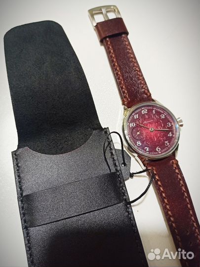 Чехол для часов из кожи, футляр ручная работа