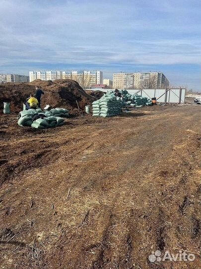 Торф в мешках