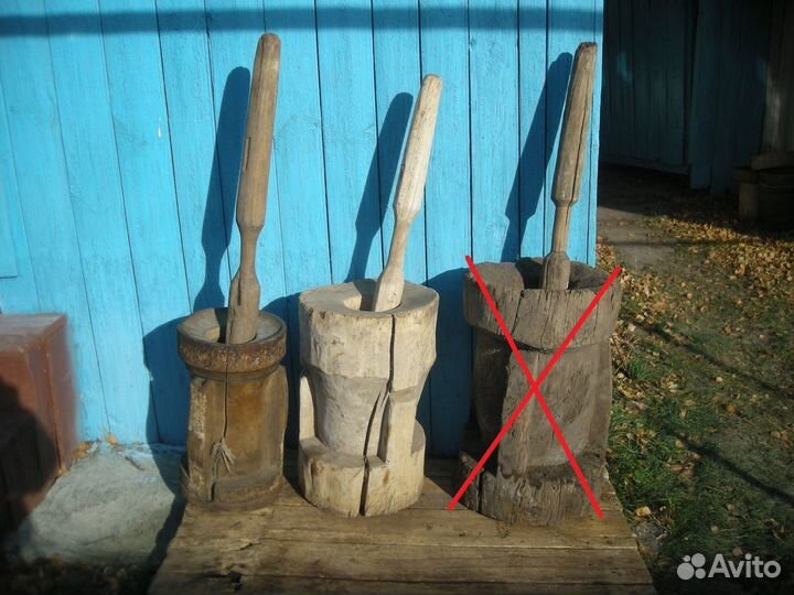 Ступа и пехтиль деревянная ступка чугун самовывоз