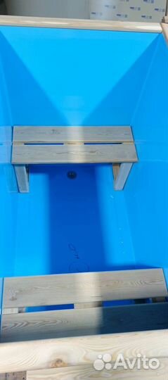 Купель прямоугольная из полипропилена