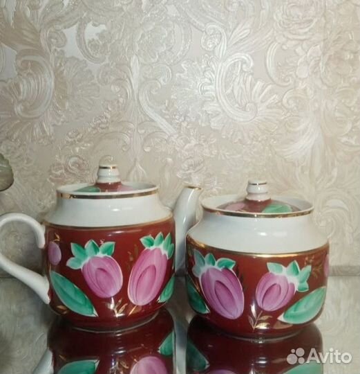 Сахарница, чайная пара