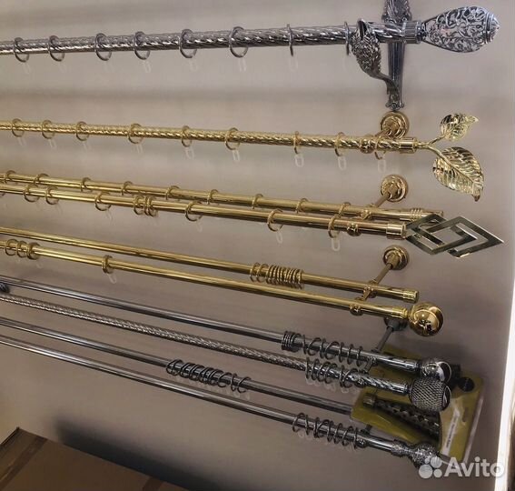 Карнизы для штор,кованые, металлические, круглые