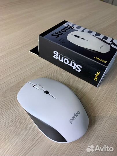 Беспроводная компьютерная мышь новая белая