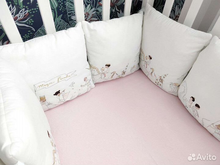 Комплект бортики-подушки 12шт