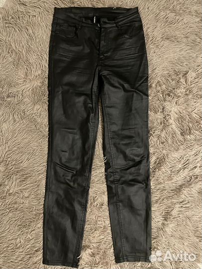 Кожаные брюки calzedonia 42-44 размер