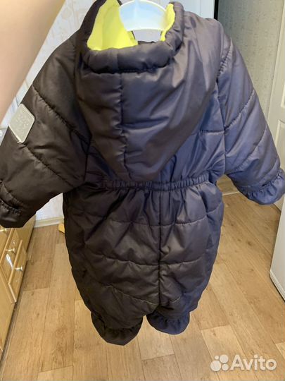Комбинезон демисезонный 74 Топотушки + шапка