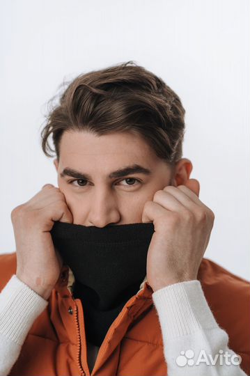 Шапка снуд перчатки