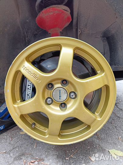 Speedline 15 7J ET50 Subaru 4Pot Ok