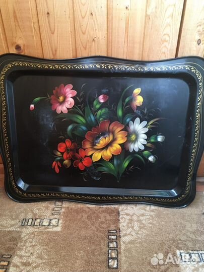 Поднос металлический СССР