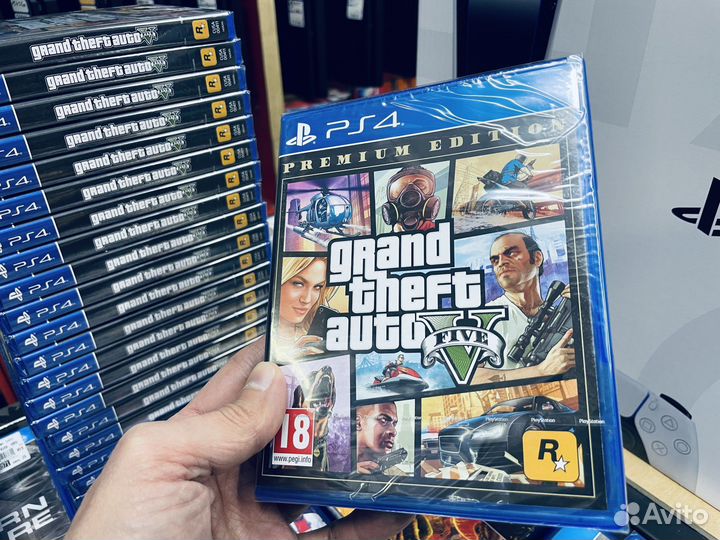 Gta 5 ps4 на диске новый запечатанный