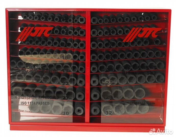 Набор головок торцевых ударных глубоких 6-гранн