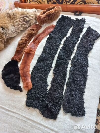 Воротники из натурального меха б/у
