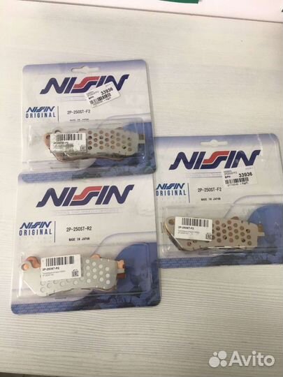 Колодки nissin любые 2p264st,2p210st,2p250f2