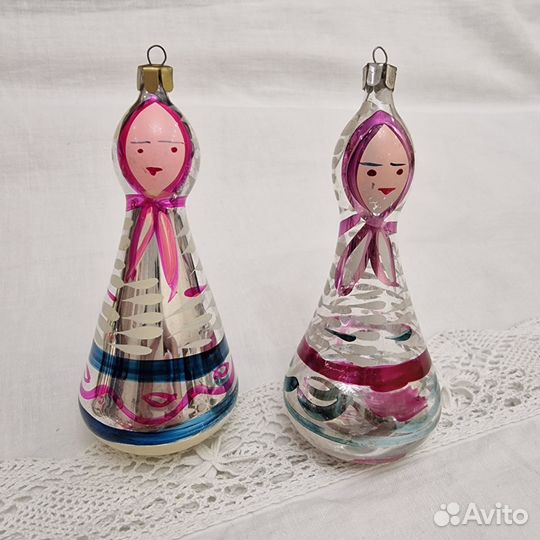 Елочные игрушки ссср.Папье Маше и другие