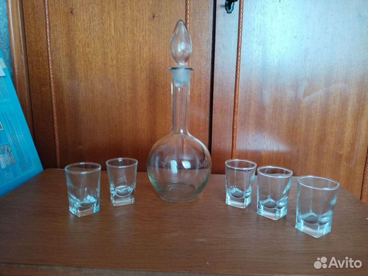 Графины, стопки,штофы, стаканы СССР