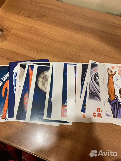 Почтовые открытки к 55-летию полета в космос