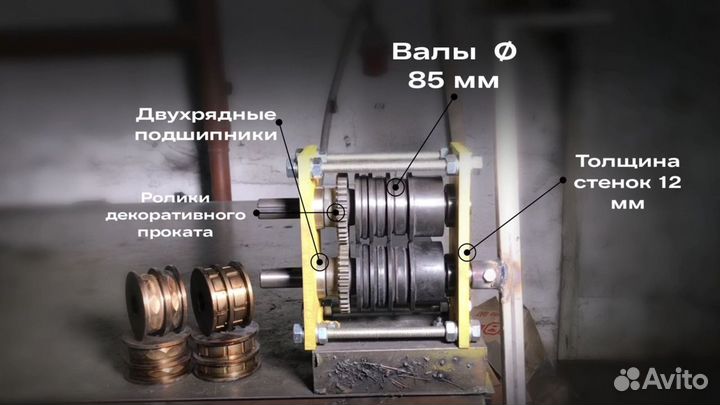 Блок усиления профильной трубы бу-02