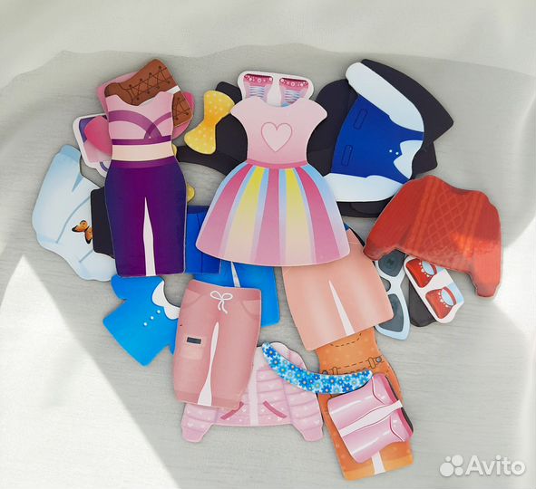 Магнитная кукла с одеждой