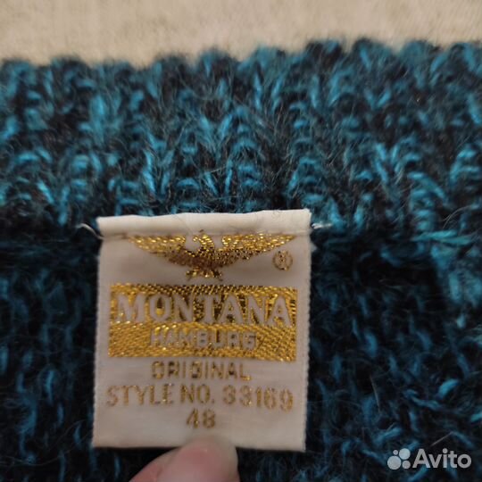 Свитер винтаж 70-х мохер Montana