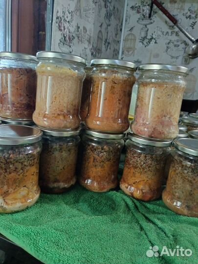 Тушенка. Каши.Молоко