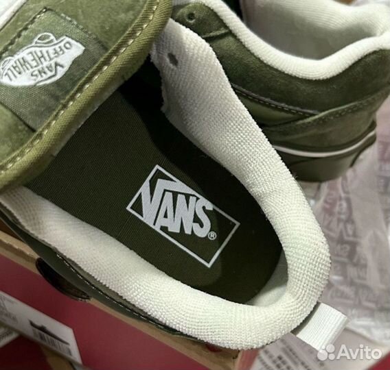 Кеды Vans Knu Skool Green White