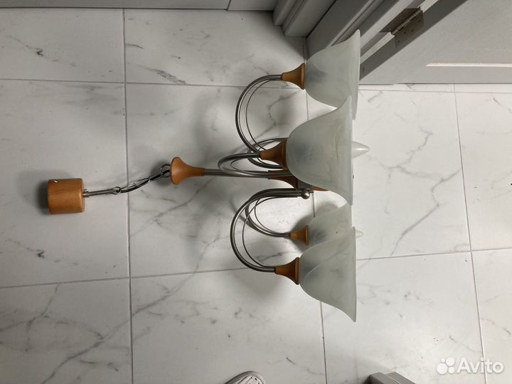 Люстра потолочная подвесная бу