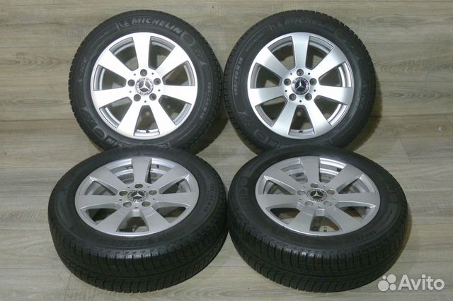Комплект оригинальных колес R16 Mercedes зима