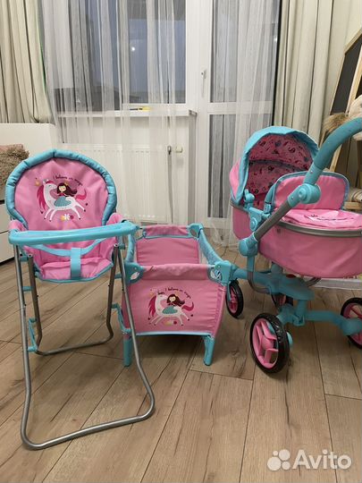 Коляска для кукол / кроватка для кукол