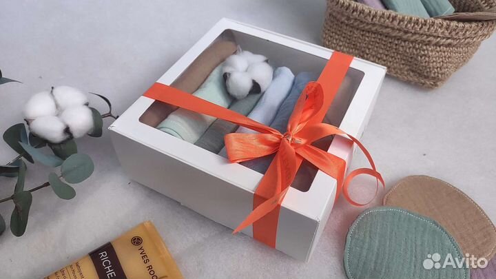 Муслиновые салфетки для умывания