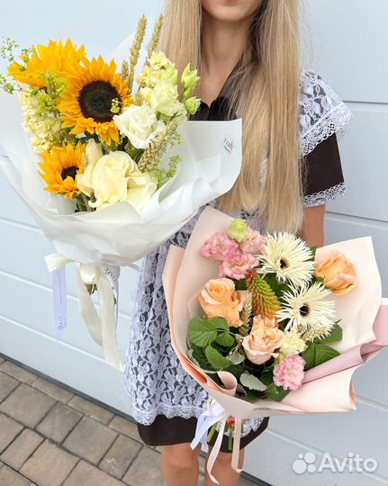 Букет цветов на 1 сентября