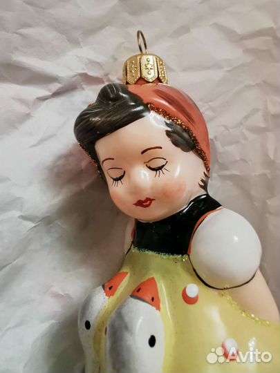 Ёлочная игрушка Девочка и гуси, Hummel