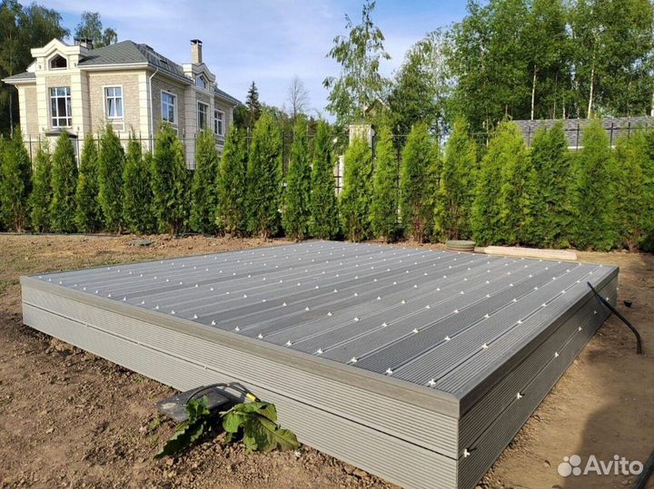 Террасная доска дпк венге